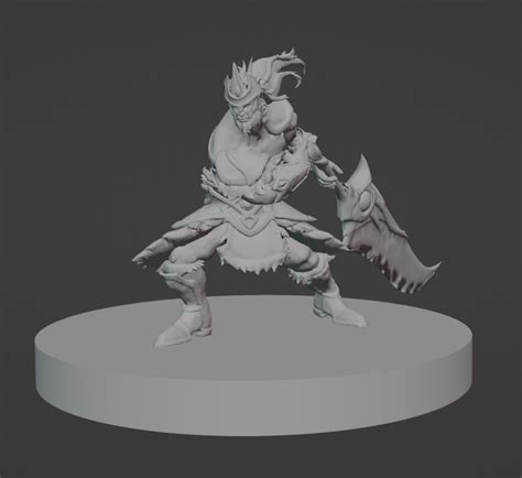 STL file Victorious Tryndamere - League of Legends 🎮 ・3D printing idea ...