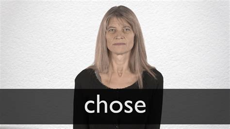 How To Pronounce Chose In British English Youtube