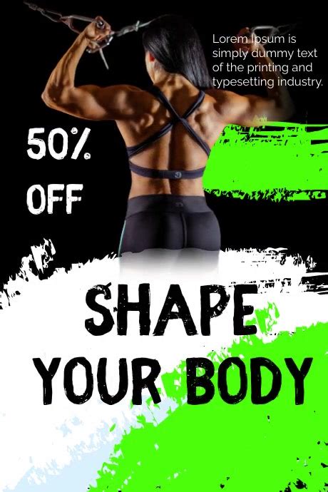 Fitness Poster Template | PosterMyWall