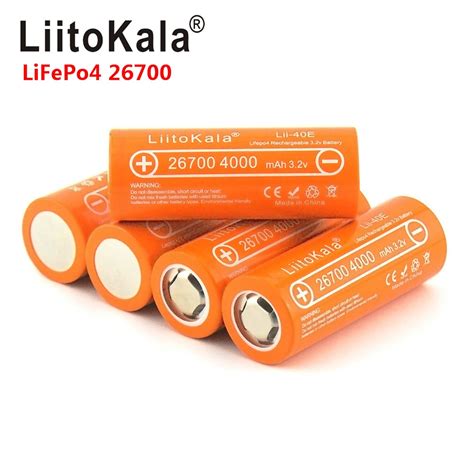 Liitokala Lii 40E Lifepo4 26700 3 2 V 4000 Mah Opl Grandado