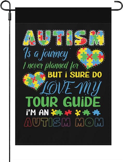 Autism Awareness Day House Flags Double Sided Humorous Small Garden