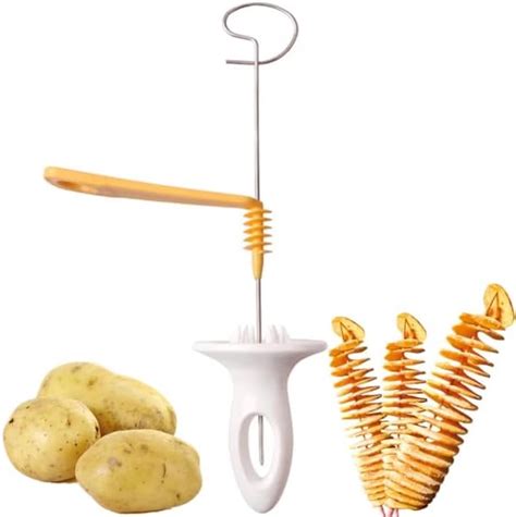 Amazon Tornado Spiral Potato Cutter Manual Slicer Scope Fry