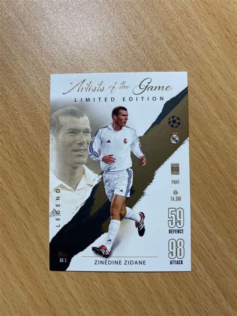 Topps Match Attax 2023 Limited Edition Zinédine Zidane Kaufen auf Ricardo