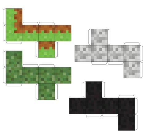 Minecraft Printable Blocks