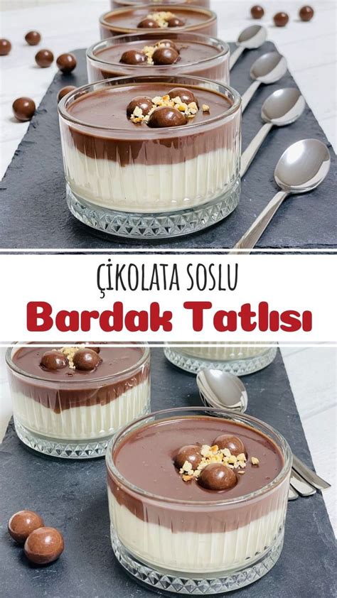 Ikolata Soslu Muhallebili Bardak Tatl S Nefis Yemek Tarifleri