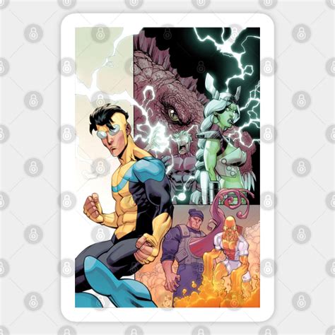 invincible poster - Invincible - Sticker | TeePublic