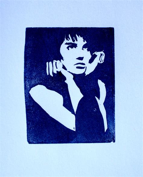 37°2 le matin Linocut, Stamp, Projects, Stamps