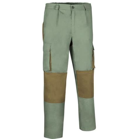 Pantalon De Travail Multipoches Homme DARKO Beige Sable Et Camel