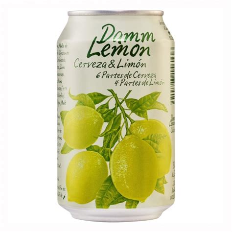 Cerveza Free Damm Lager 0 0 sin alcohol con limón lata 33 cl