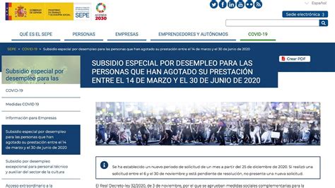 Ltimos D As Para Solicitar El Subsidio Extraordinario Por Desempleo