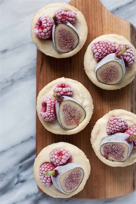 Vanilla Bean Cheesecakes With Figs And Raspberries No Bake Free Of