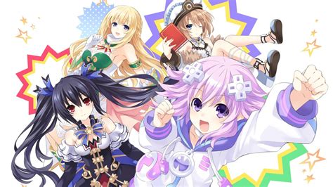 Tsunako Choujigen Action Neptune U Choujigen Game Neptune Blanc Neptune Noire Vert Cleavage Jpeg