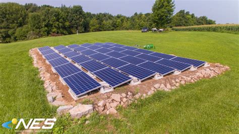 Ballasted Ground Mount Solar Panels Nickels Energy Solutions