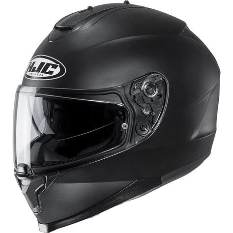 Casque C70N UNI SEMI FLAT BLACK HJC noir mat MAXXESS FR Casque intégral