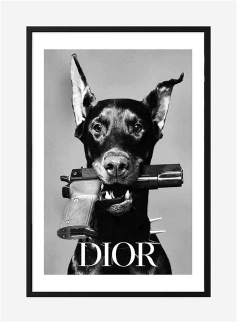 Dior Dog Poster