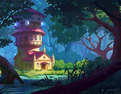 tower  magic projects   logos illustrations