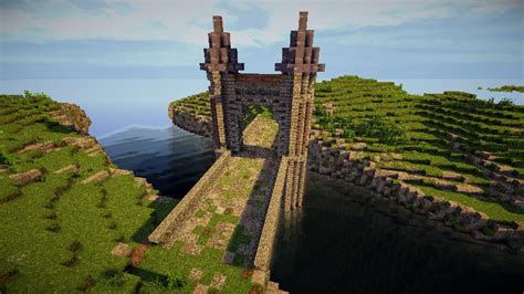 medieval bridge minecraft map