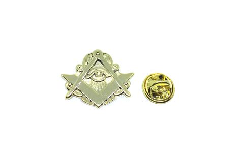 Gold Eye Of Providence Masonic Pin Finox