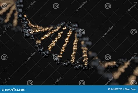 Dna Molecules Structure Of The Genetic Code 3d Renderingconceptual