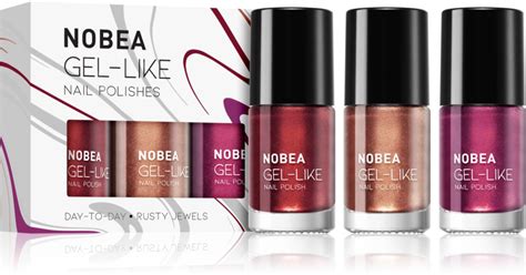 NOBEA Day To Day Best Of Nude Nails Set Nail Polish Set Rusty Jewels