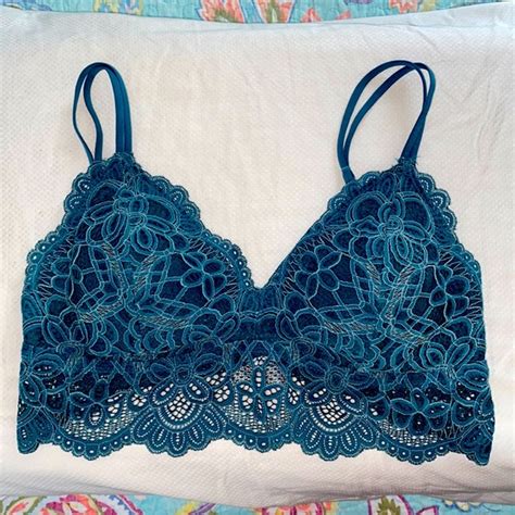 Target Intimates And Sleepwear Turquoise Lace Bralette Target Medium Poshmark