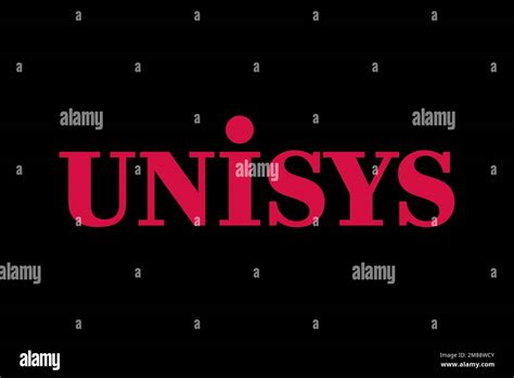 Unisys, Logo, Black background Stock Photo - Alamy