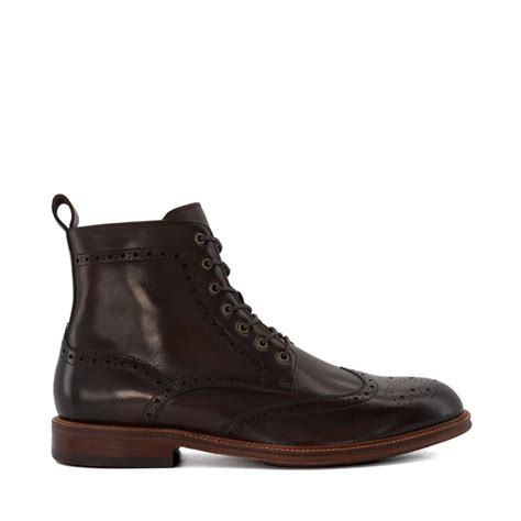 Bottes D Contract Es D Tails Richelieu Morrals Marron Cuir Dune