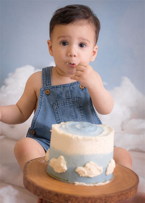 Hot Air Balloon Cake Smash On The Clouds Soul Studio