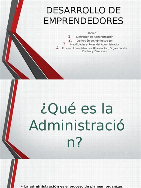 PDF Presentación El proceso administrativo DOKUMEN TIPS