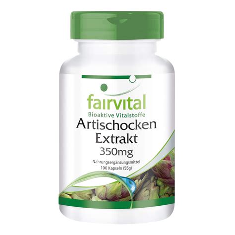 Fairvital Artischocken Extrakt Mg Hochdosiert Mit Cynarin