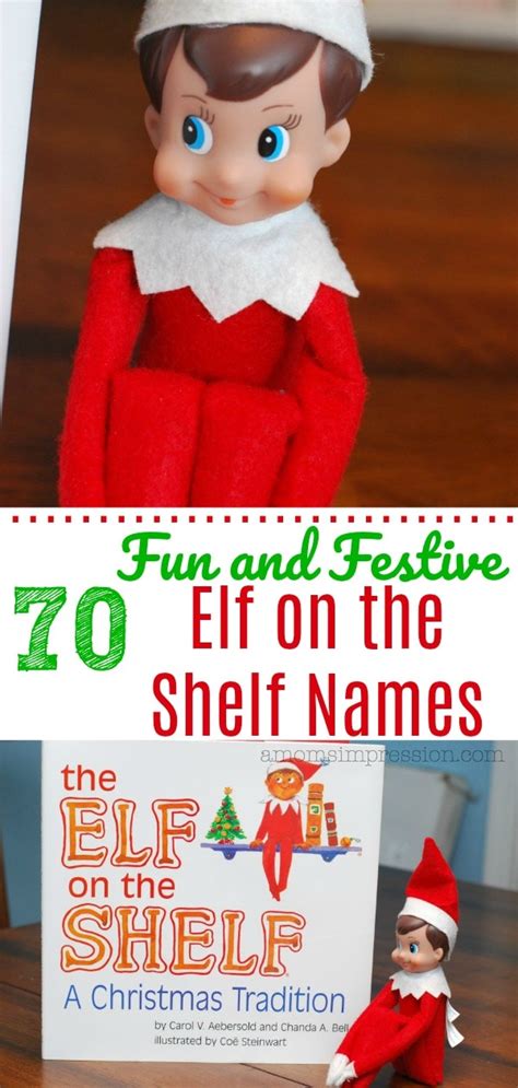 80 Fun and Festive Elf on the Shelf Names - A Mom's Impression