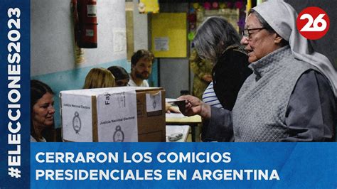 Cerraron Los Comicios Presidenciales En Argentina Ya Vot El Del