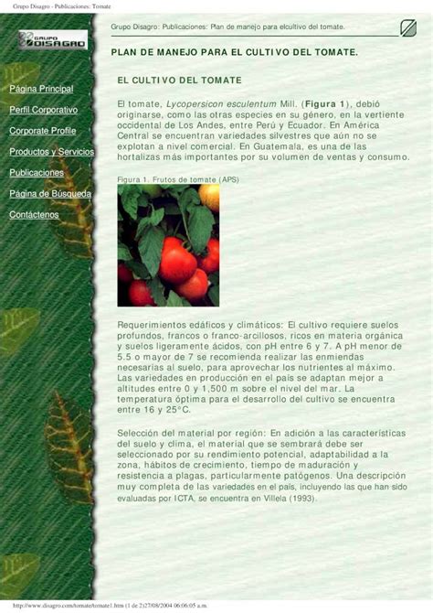 Pdf Plan Manejo Tomate Dokumen Tips