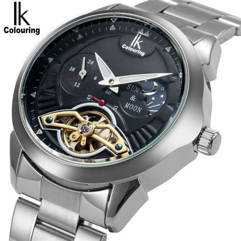 Ik Colouring Reloj De Lujo Para Hombre Mec Nico Autom Tico De Acero