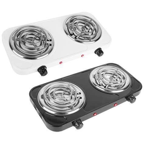 2000w Portable Electric Double Burner Hot Plate Kitchen Cooktop Cooking Stove Ebay