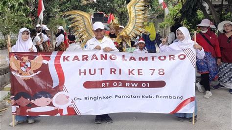 KESERUAN KARANG LAMTORO RT03 001 DESA RINGIN IKUT KARNAVAL DESA RINGIN