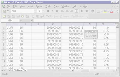 Lens Description Standard Add In For Excel Optivision Inc