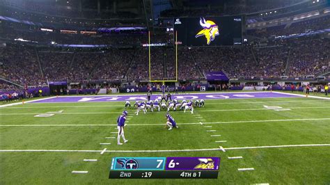 Minnesota Vikings Kicker Greg Joseph Converts Yard Fg Late In First Half