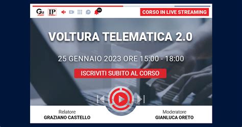 Voltura Telematica 2.0 - LavoriPubblici