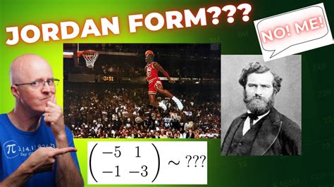 Jordan Canonical Form For A 2x2 Matrix With Repeated Eigenvalue 1