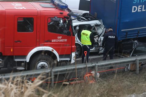 Droga S8 Śmiertelny wypadek na trasie Białystok Warszawa Porsche