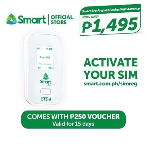 SMART Bro Pocket Wifi LTE Advanced Evoluzn PR4L Lazada PH