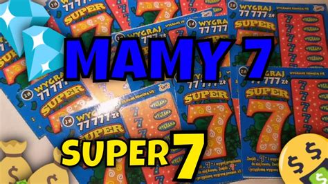 Zdrapki LOTTO SUPER 7 MAMY 7 YouTube