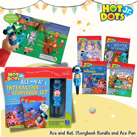 นำเขา Educational Insights Hot Dots Jr ชดหนงสอนทานแบบโตตอบ Interactive Storybooks
