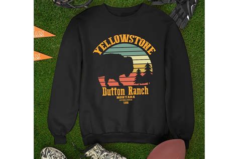 Yellowstone Dutton Ranch Hoodie Yellowstone National Park T Etsy