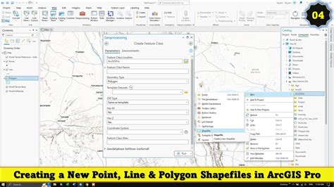 Arcgis Pro Tutorials 04 Creating A New Point Line And Polygon