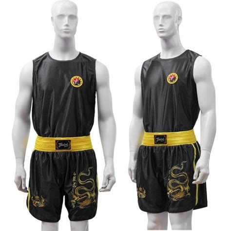 Stocks Clearing Dragon Kid Men MMA Muay Thai Shorts T Shirts Sport Kick