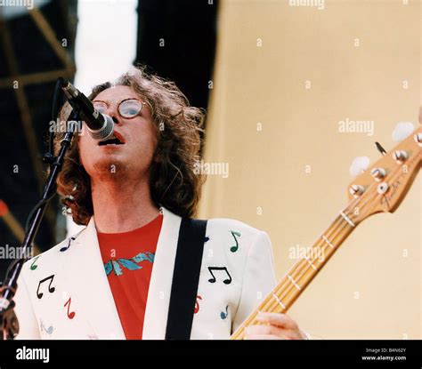 Mike Mills Bass Guitarist Pop Group Rem On Stage 1995 Stock Photo Alamy