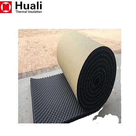 High Density Flexible Closed Cell Thermal Foam Rubber Self Adhesive