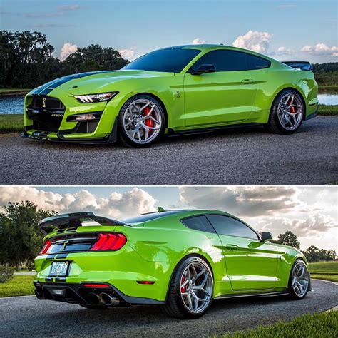 Ford Shelby Mustang Gt Green Signature Sv Wheel Front